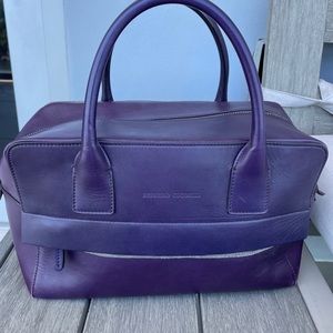 Brunello Cucinelli Leather Handbag Purple